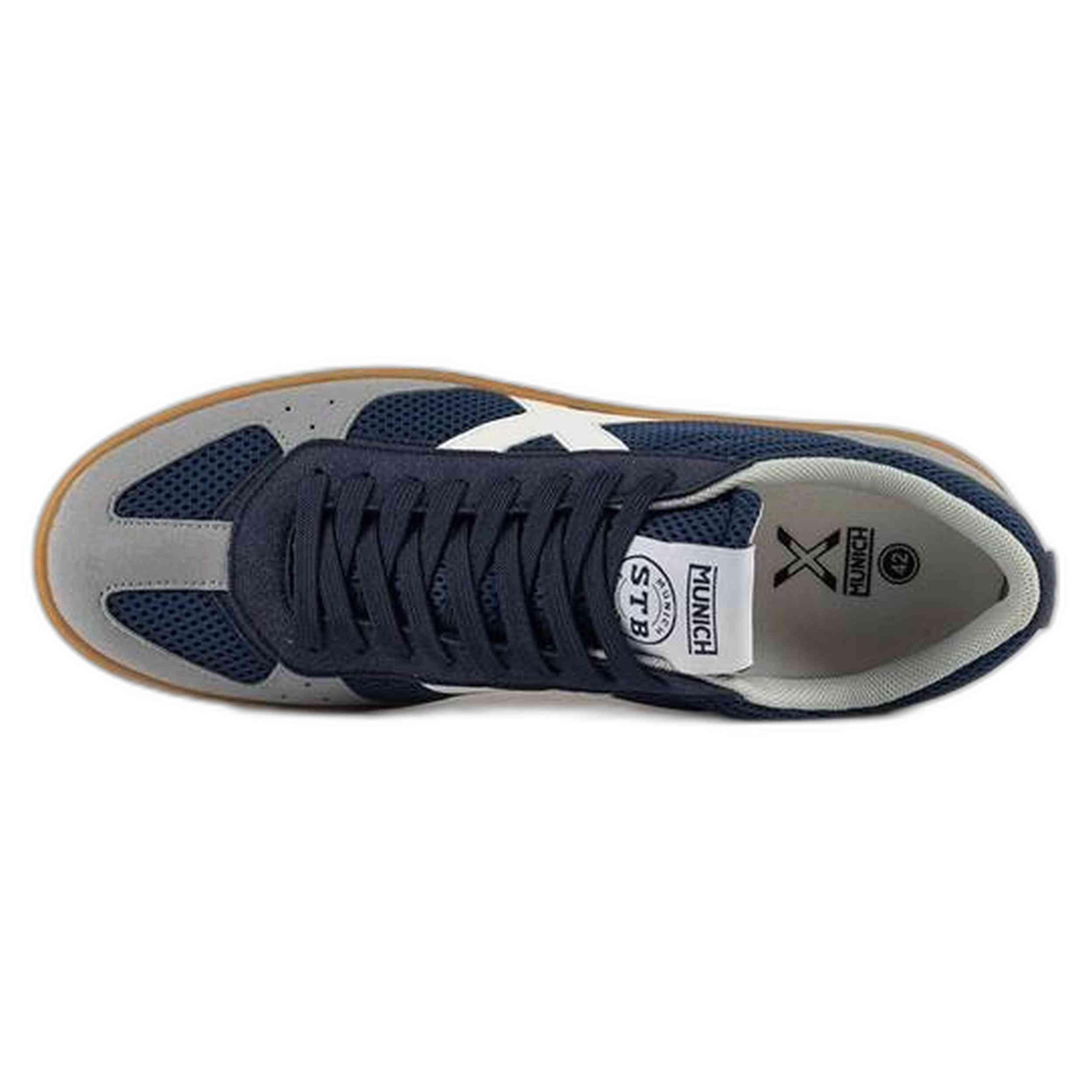 Zapatillas Casual Hombre Munich BE-4118 Azul Comodas 5/5
