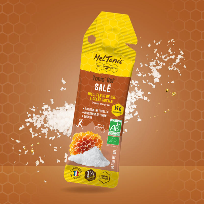 Gel énergétique Meltonic  salé Pack de 6 2/3