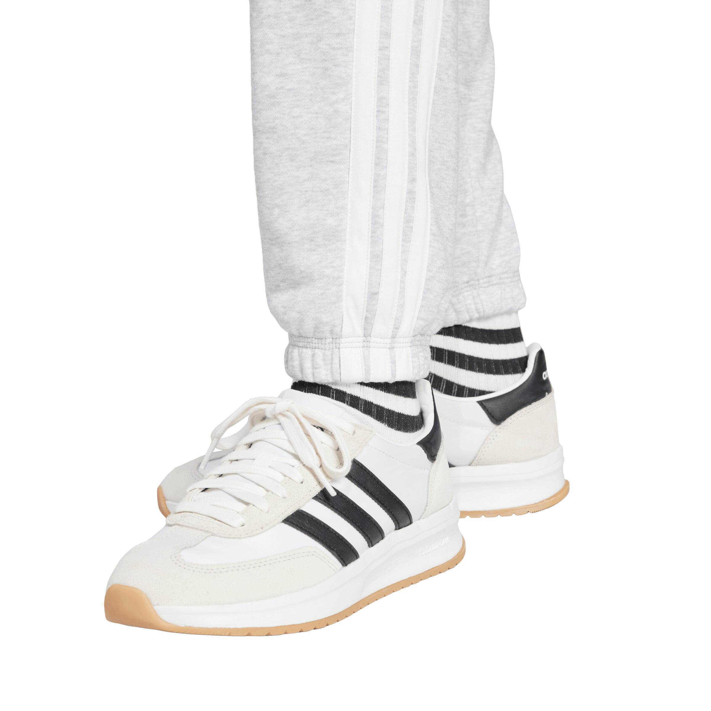 Pantalon à revers French terry 3 bandes Essentials 6/7