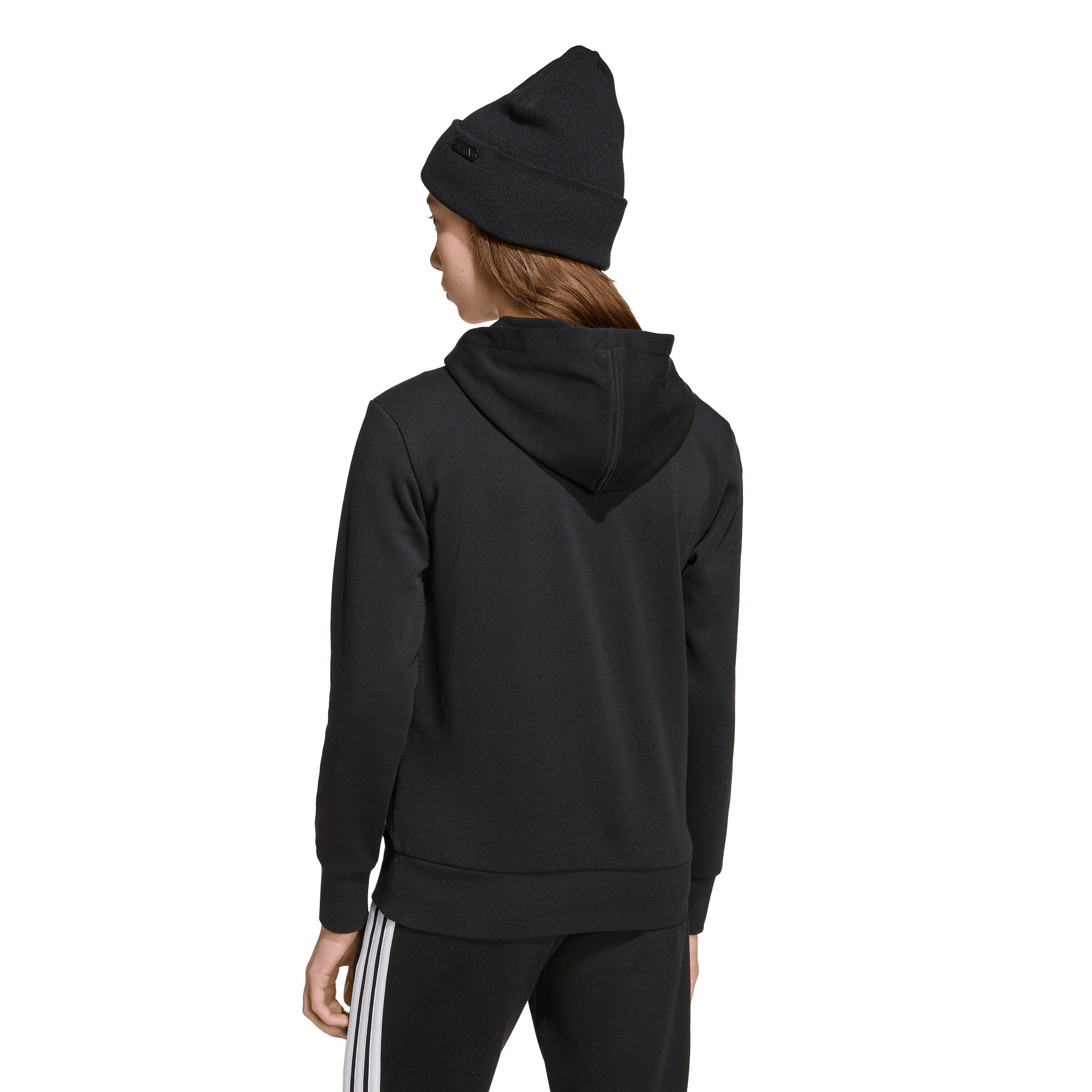 Felpa da bambina con cappuccio adidas Glam Graphic 3/6
