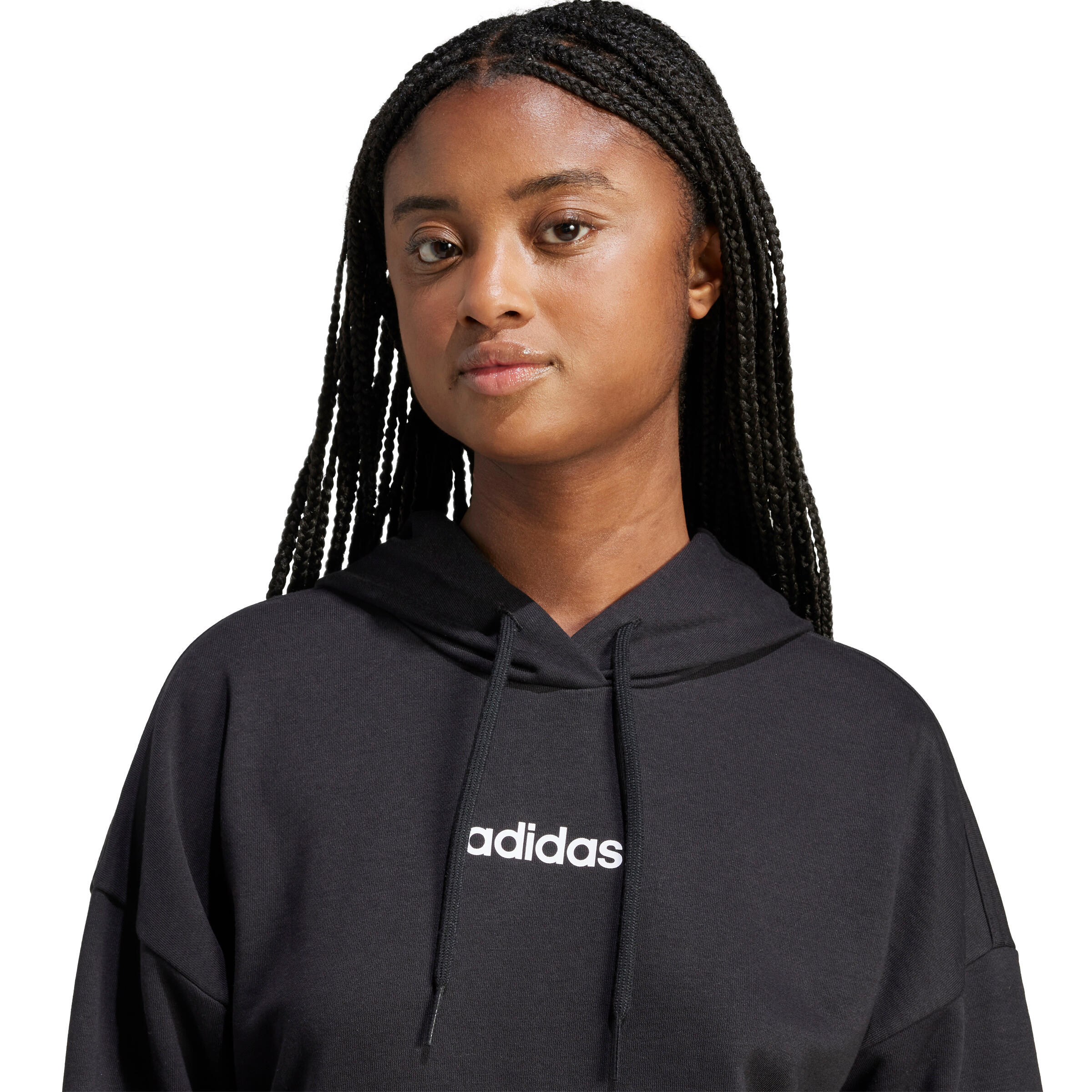 Dames Hoodie adidas Essentials Linear French Terry 5/6