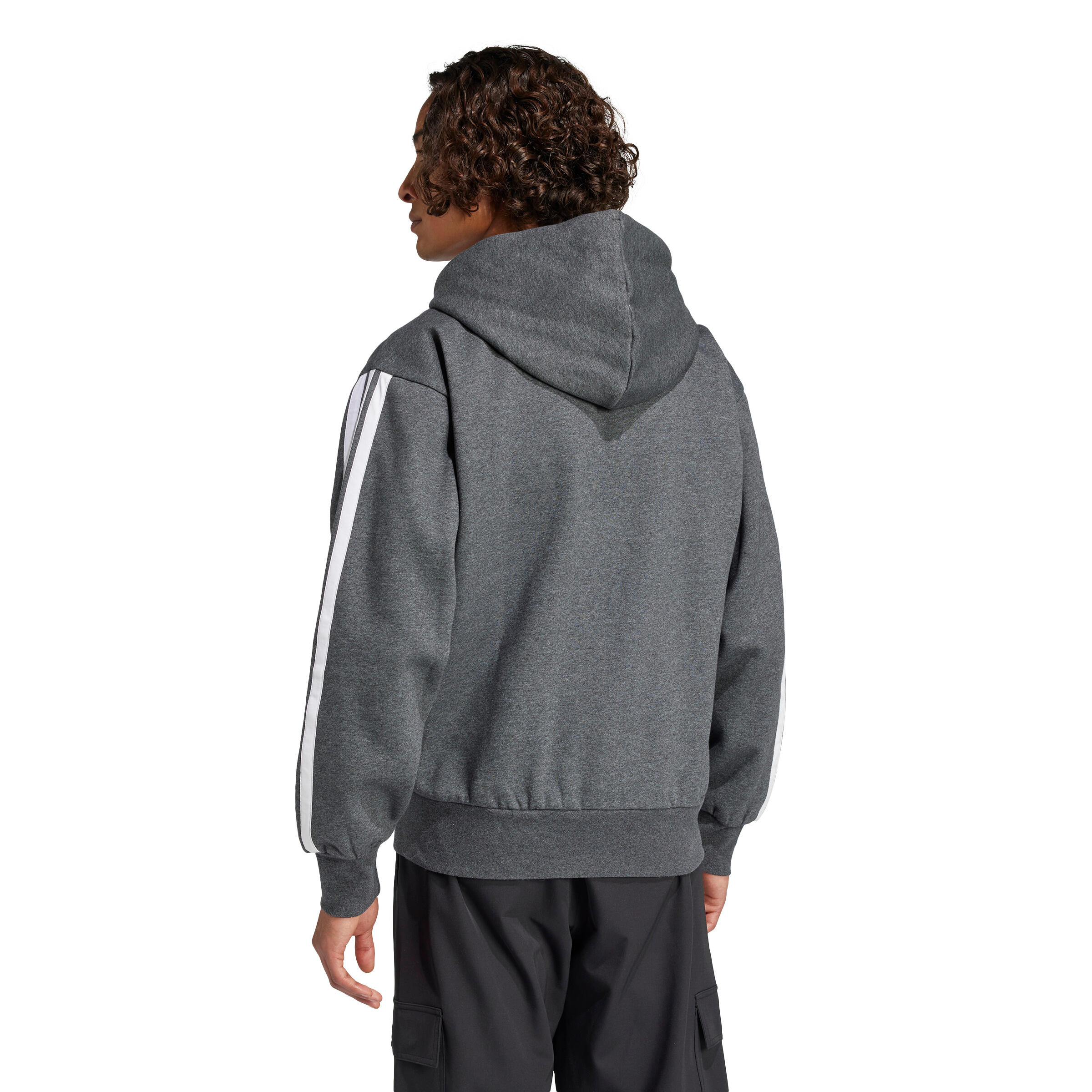 adidas Herren Kapuzenjacke 3S Fleece FZ Hoodie 4/6