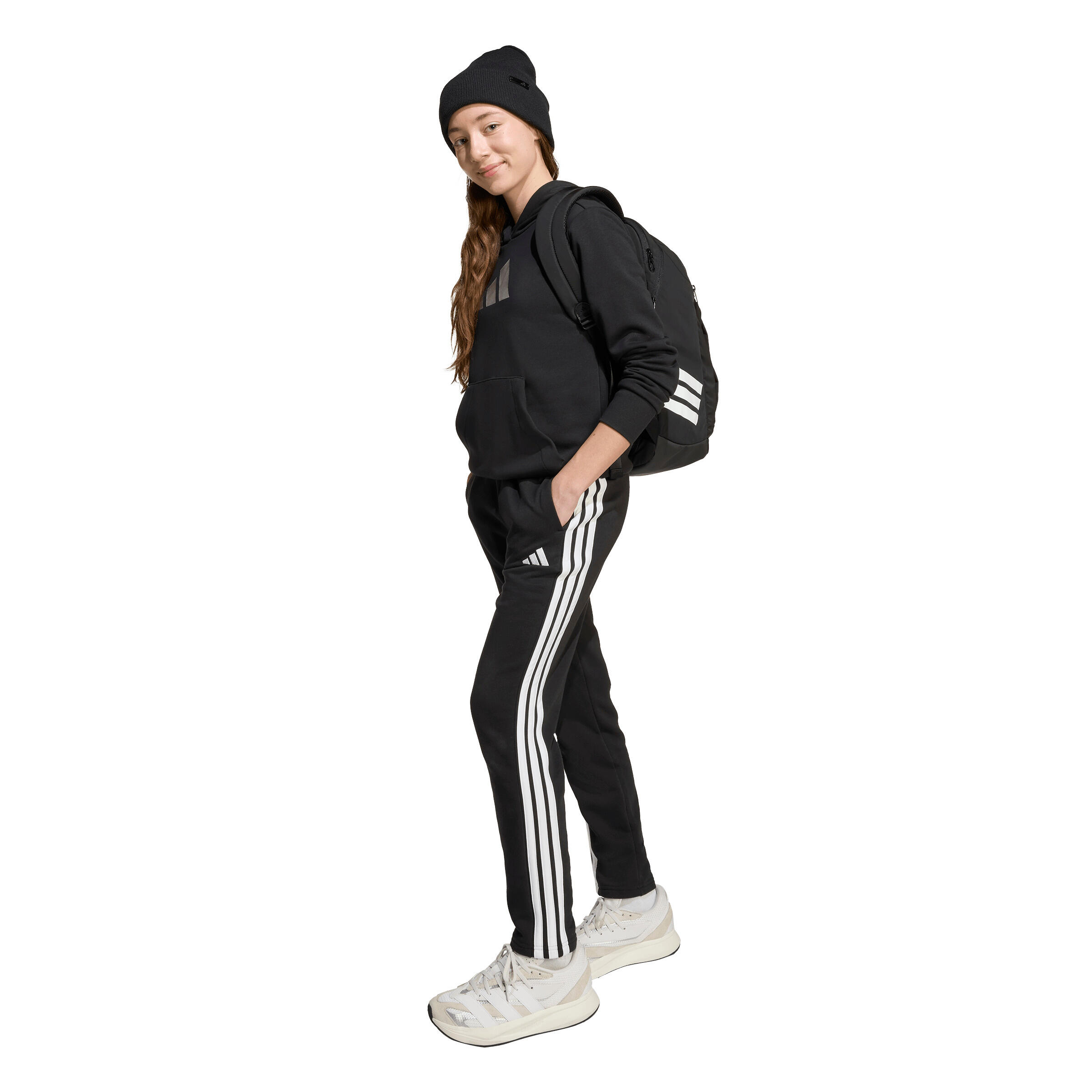 Felpa da bambina con cappuccio adidas Glam Graphic 4/6
