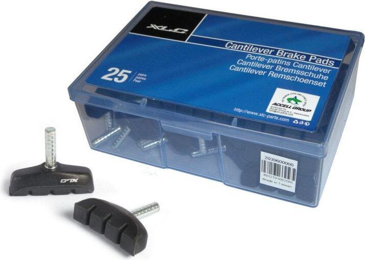Patins de Frein XLC BS-C01 pour Cantilever 53 mm (25 Paires) 1/2