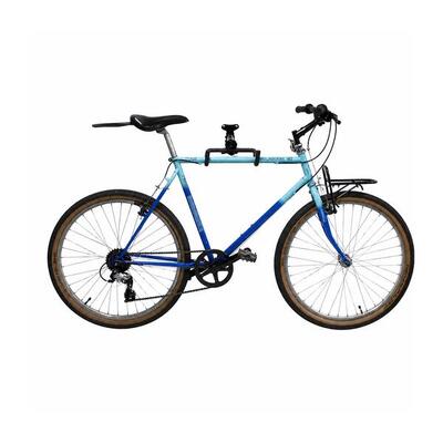 Portabiciclette da parete Velock in metallo nero 46 ​​x 26 x 15 cm