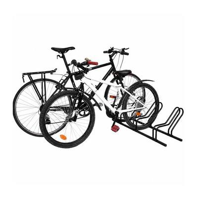 Portabici Cyclo per 3 biciclette in metallo nero 107 x 48 x 295 cm
