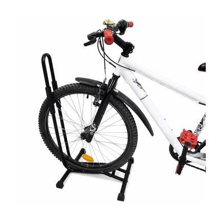 Porte-vélo Moby en métal noir 36 x 44 x 76 cm