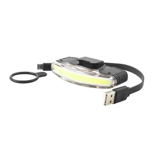 Fahrradlicht usb vorne am Bügel geliefert 3 Funktionen Standard, Eco, Blitz Span