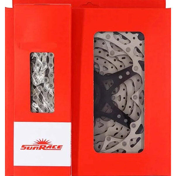 Cassette avec chaîne Sunrace R91 11-28 Route Shimano Nickel 2/2