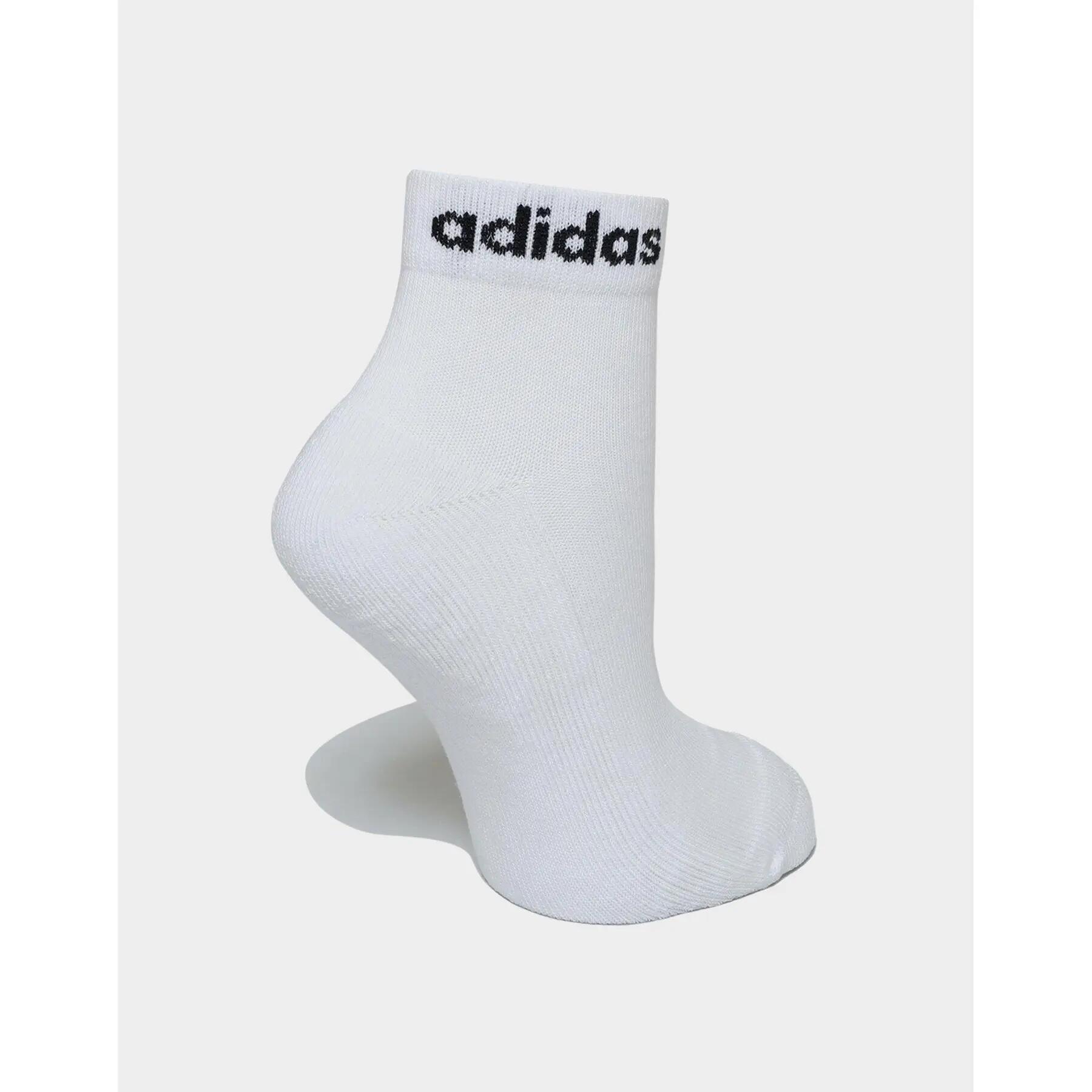 Linear Cushioned Ankle Socken, 3 Paar 3/5
