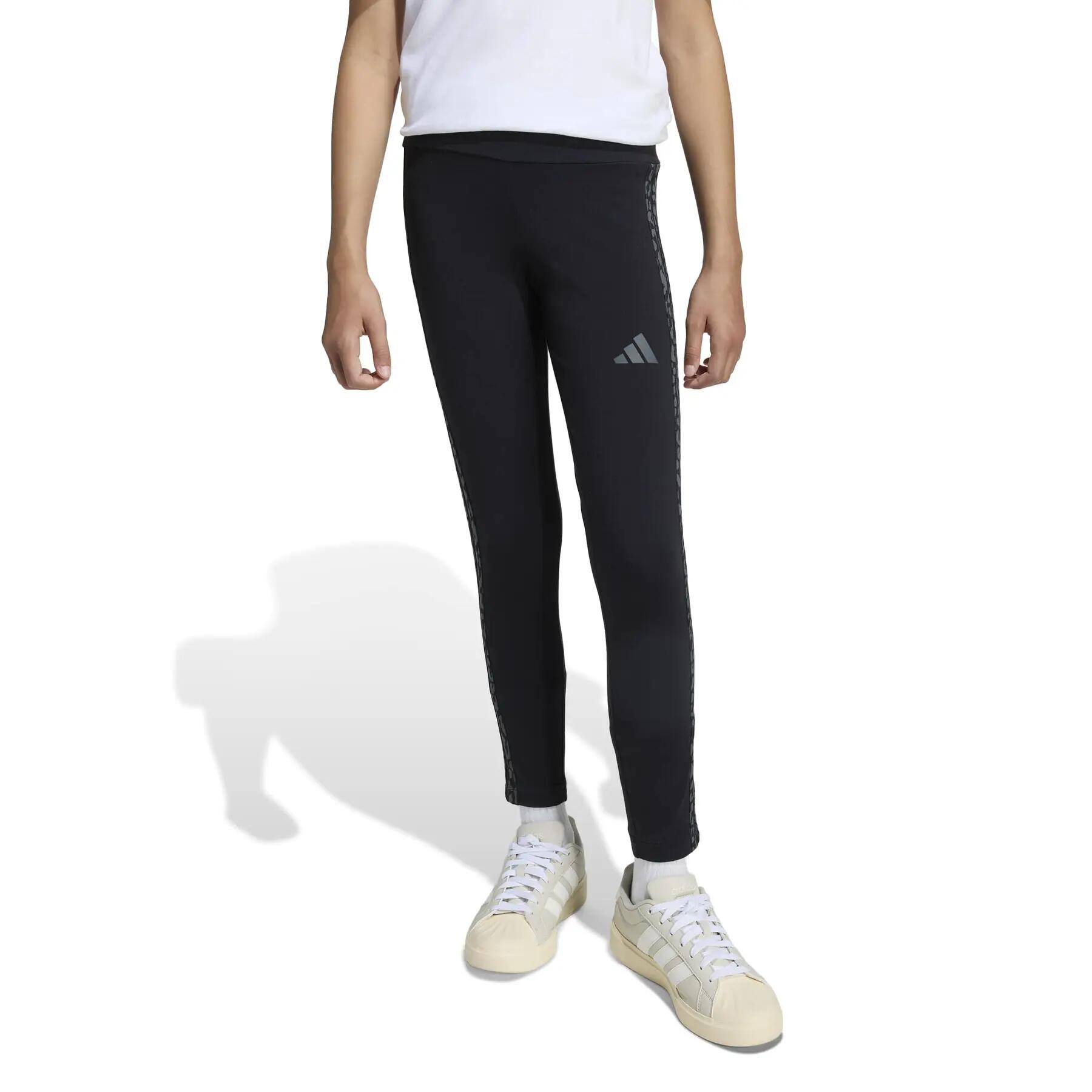 Leggings para raparigas adidas Seasonals Animal 2/6