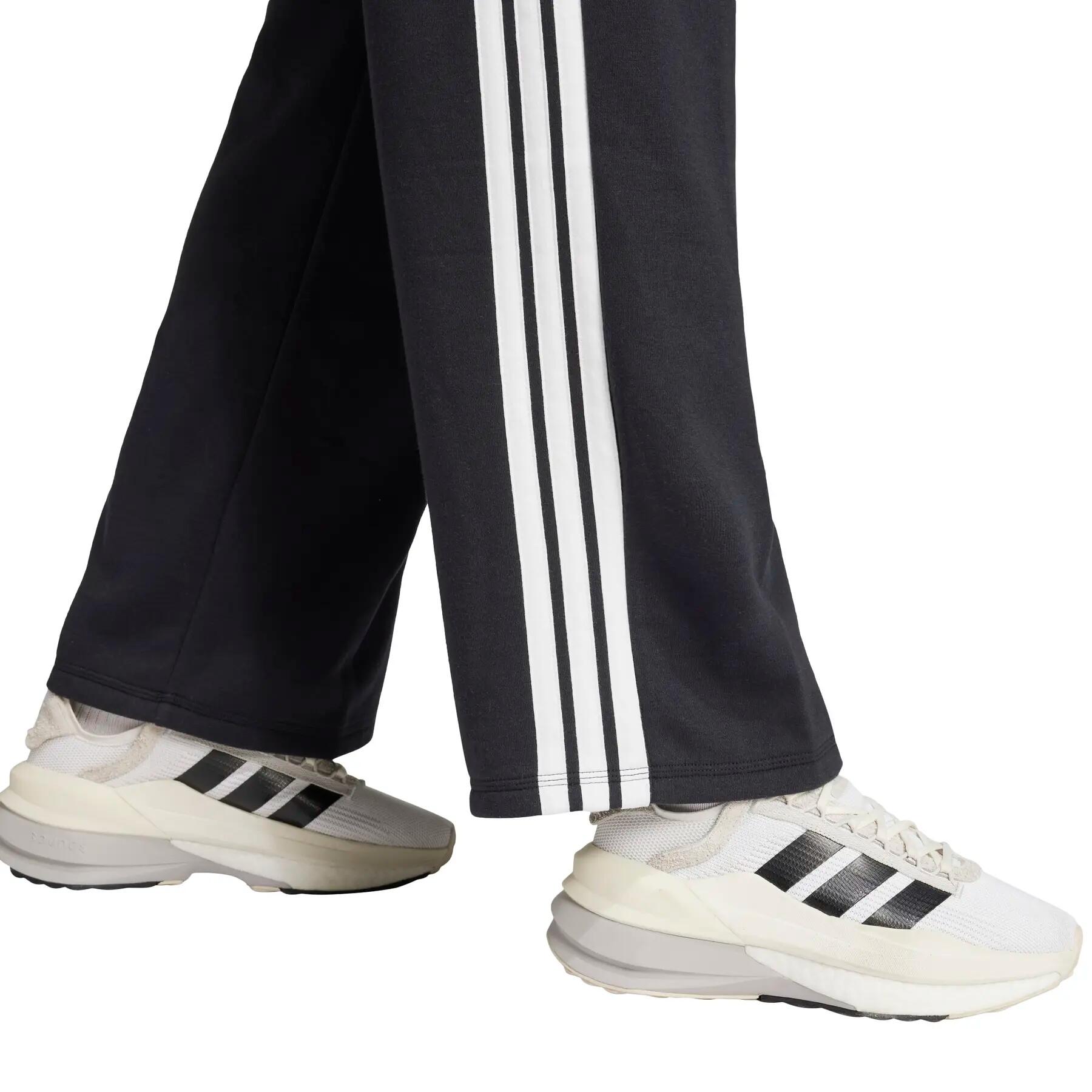 Kalhoty Essentials 3-Stripes Open Hem French Terry 6/6