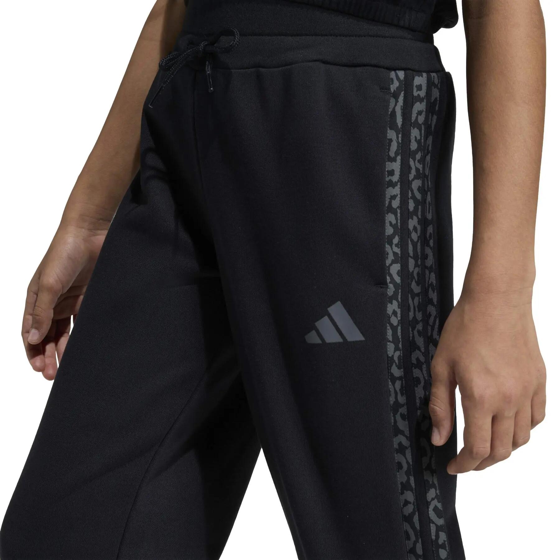 Calças de fato de treino para menina adidas Seasonals Animal 5/6