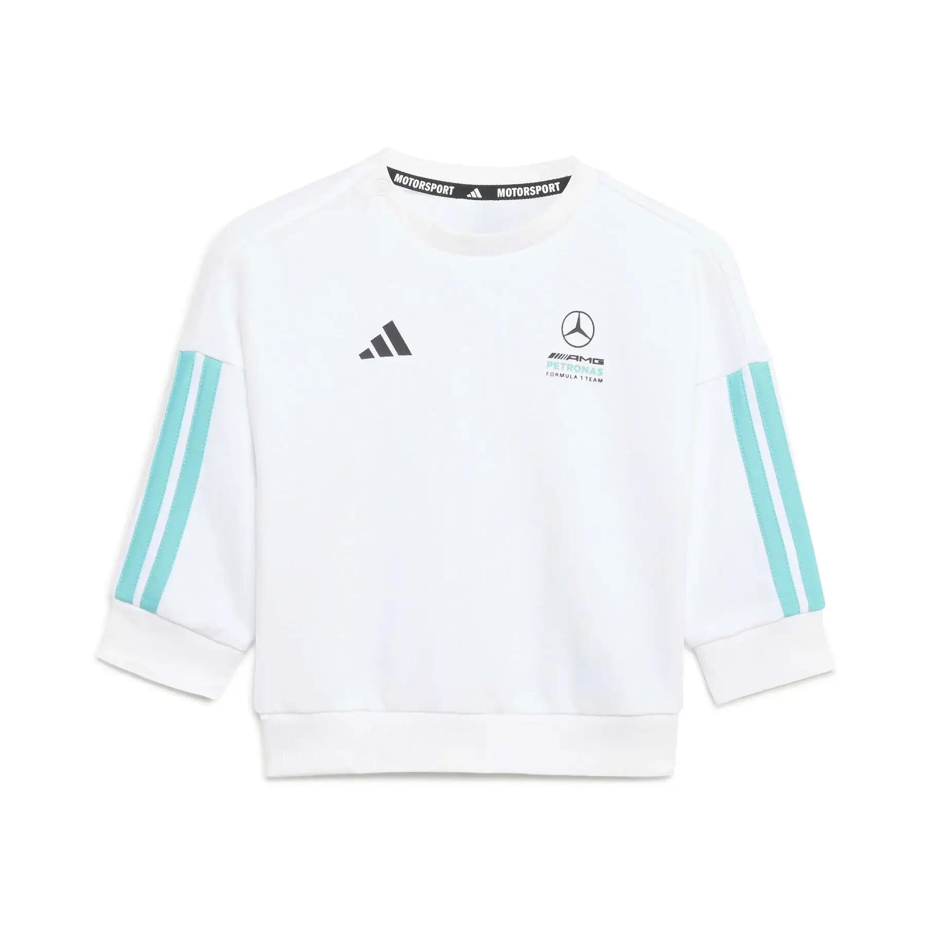 MERCEDES - AMG PETRONAS FORMULA 1 TEAM DNA BABY JOGGINGPAK MET LANGE MOUWEN 7/7