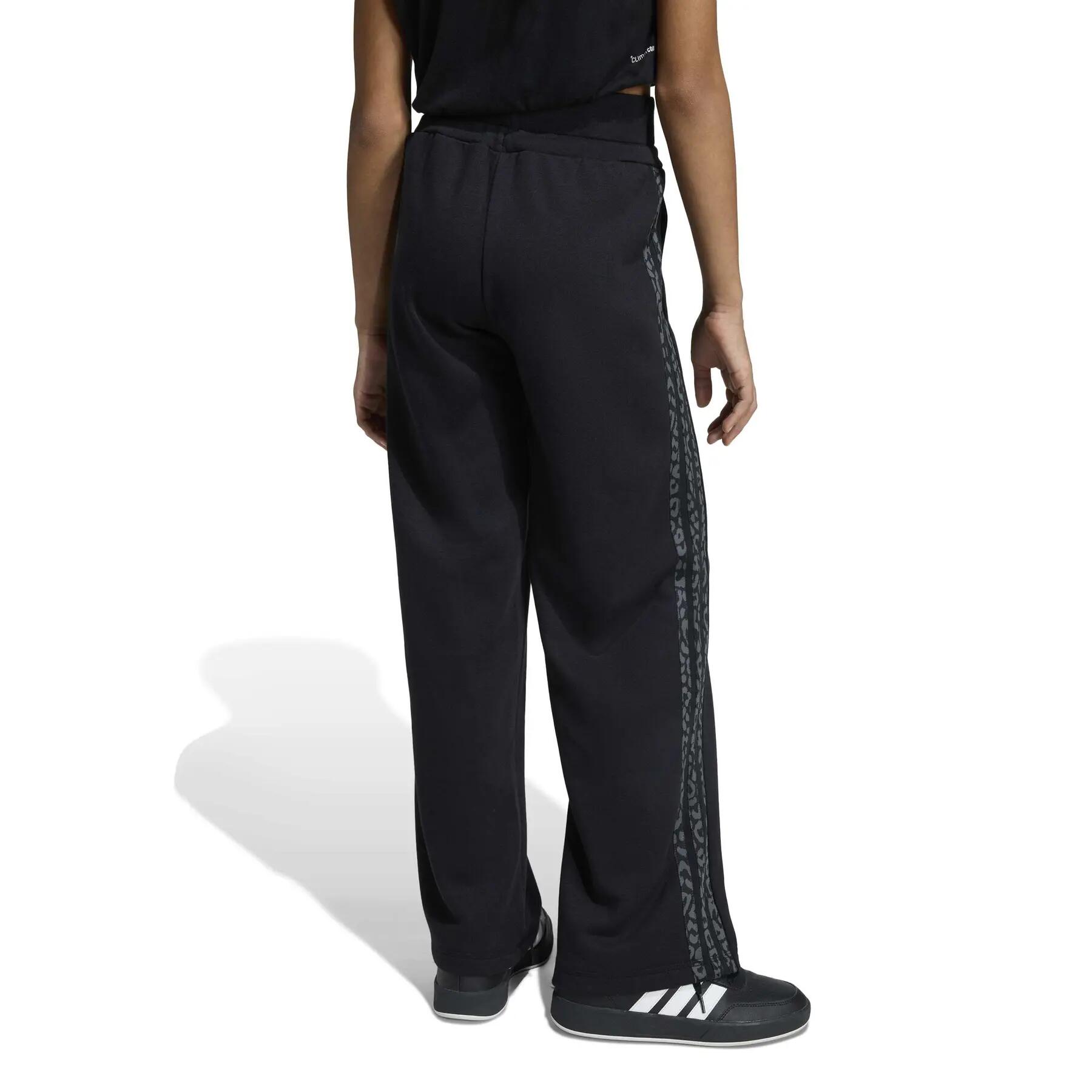 Calças de fato de treino para menina adidas Seasonals Animal 4/6