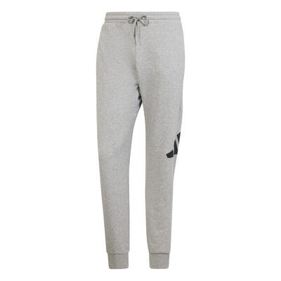 Pantalone uomo adidas essentials big logo french terry - grigio