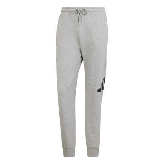 Pantalone uomo adidas essentials big logo french terry - grigio