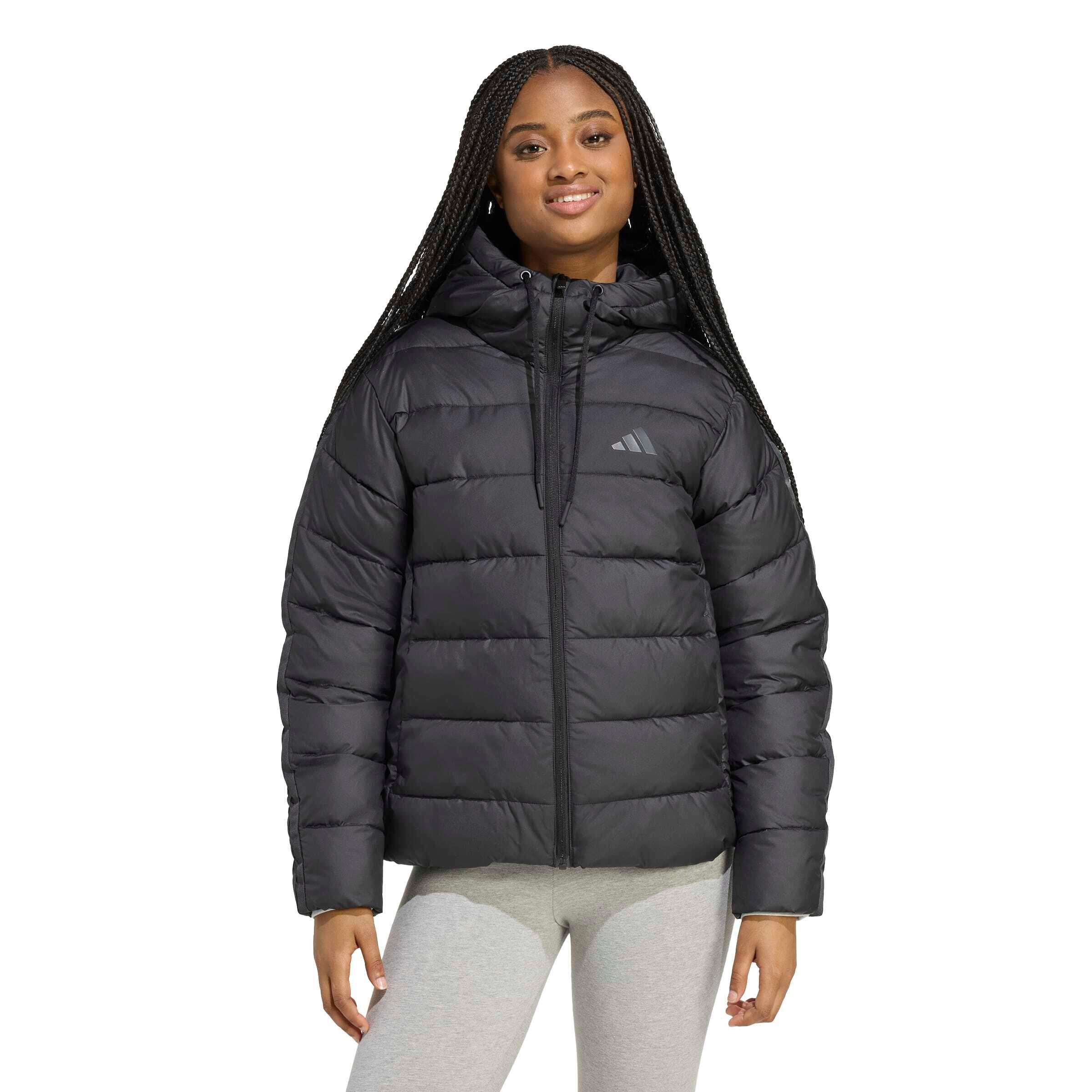 Doudoune à capuche femme adidas Essentials Climawarm 3 stripes 2/6