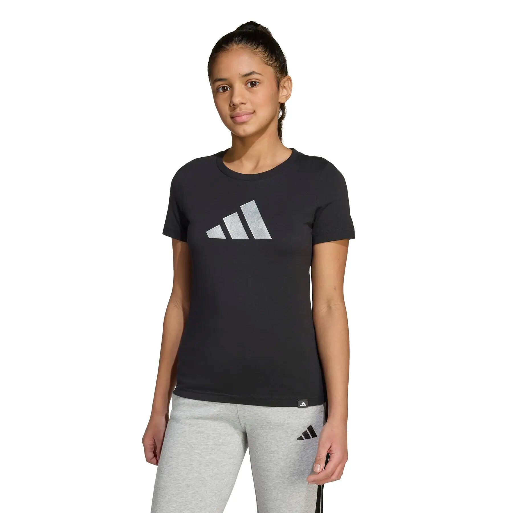 T-shirt fille adidas Essentials Glam Graphic 2/6