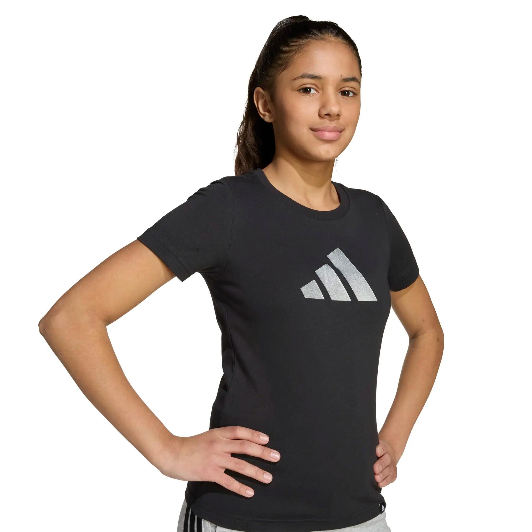 T-shirt fille adidas Essentials Glam Graphic 4/6