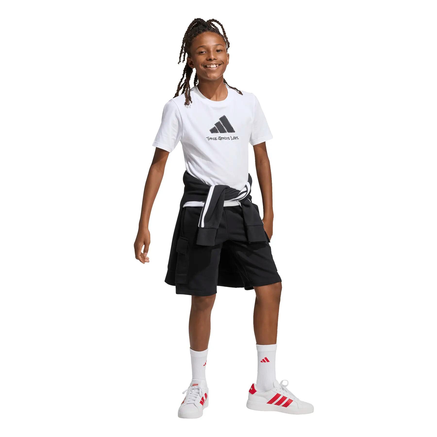 T-shirt de criança adidas Camo Graphic 4/7