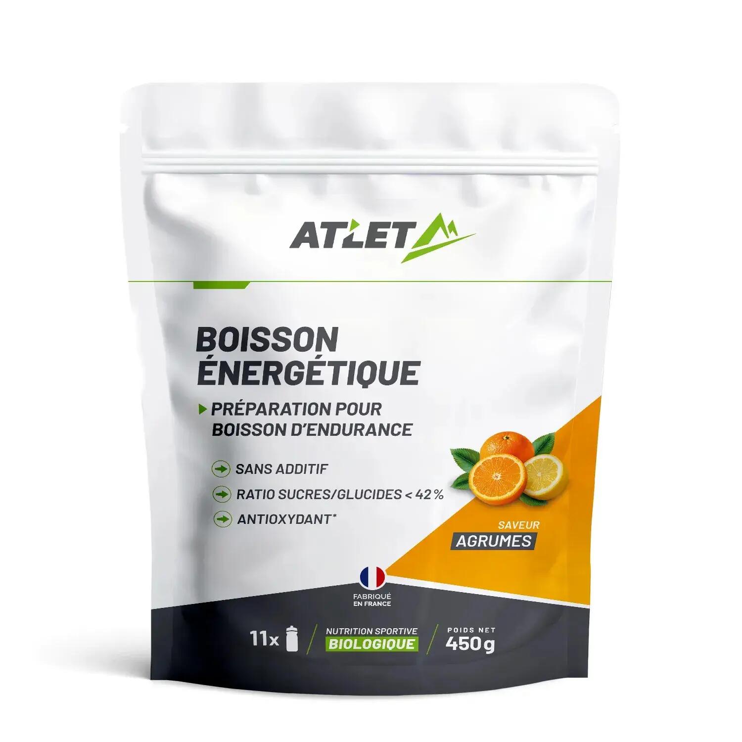 Bio Citrus Energiedrank ATLET Nutrition 1/3