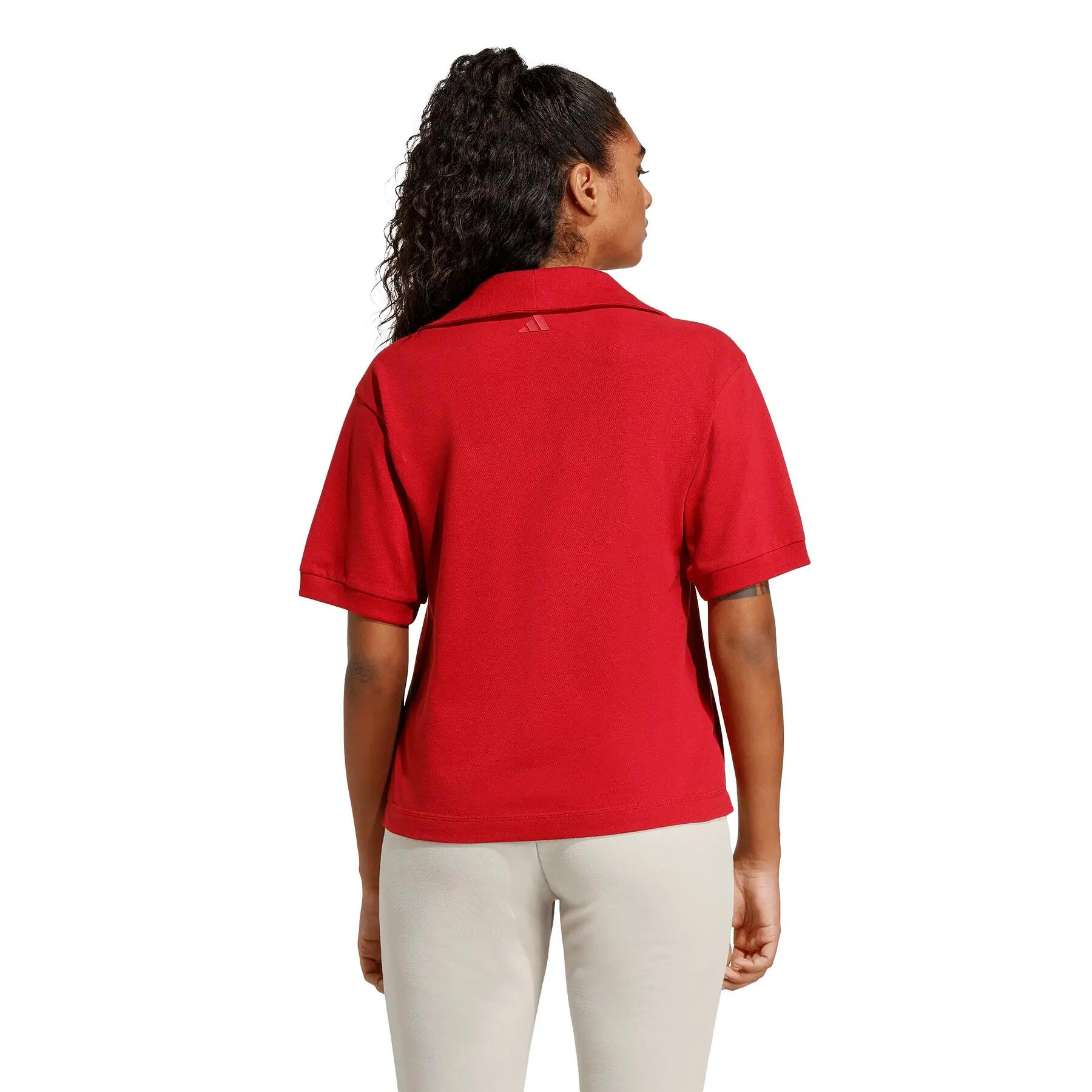 Seasonal Essentials Colorpop Polo met Geborduurde Graphic 3/6