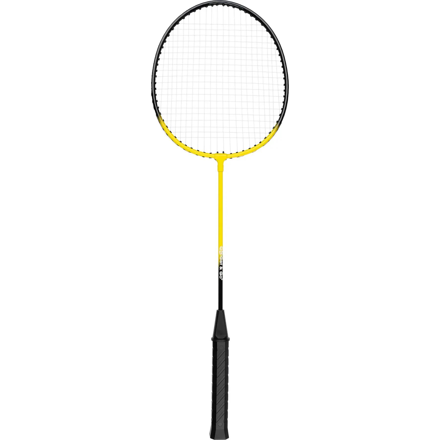 Juego de bádminton: 4 raquetas + 2 volantes + red 3/7