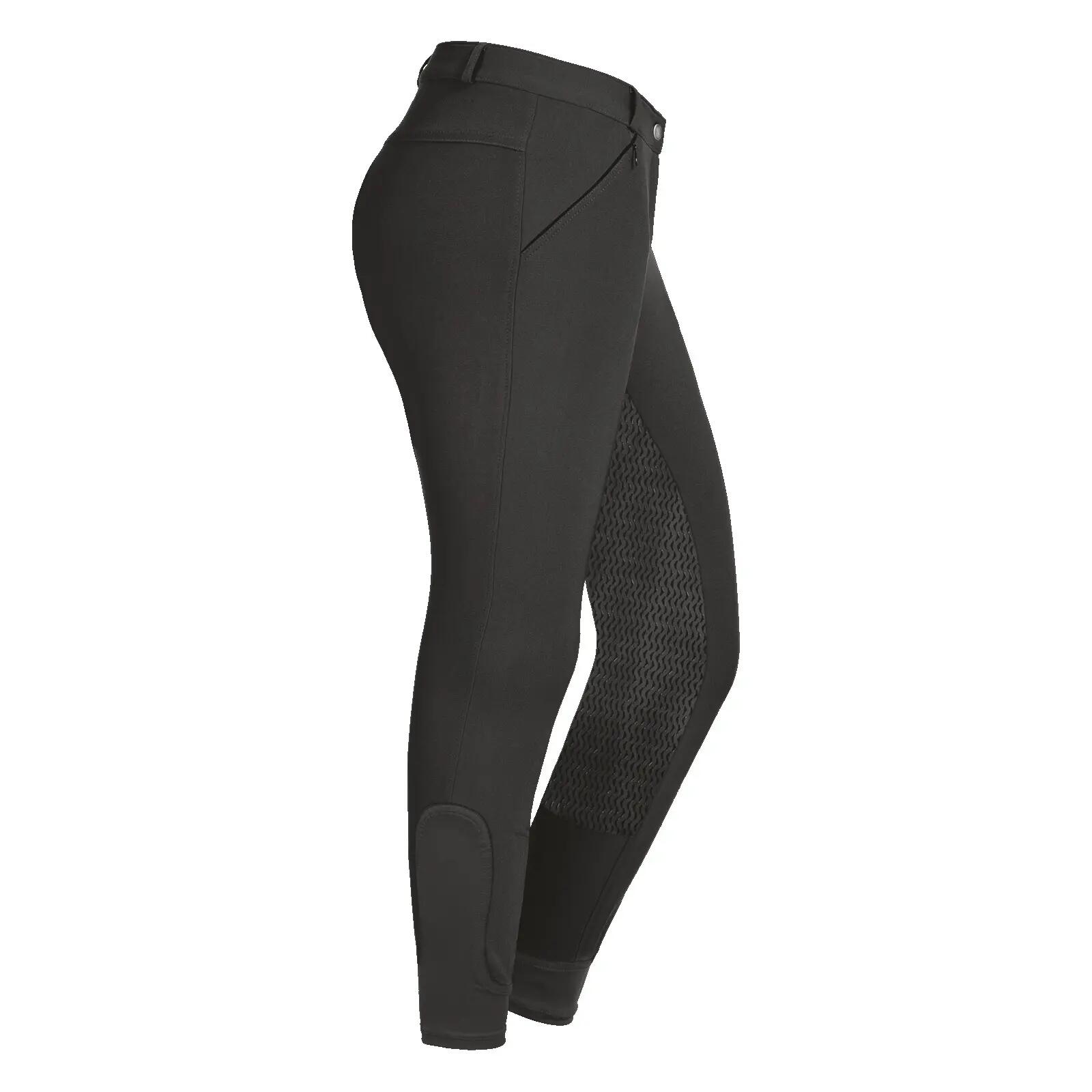 Pantalón de equitación con agarre total para mujer ELT Dahlia Silikon 3/4