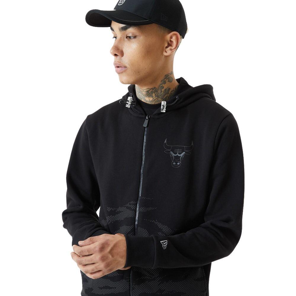 Felpa con zip New Era Chicago Bulls 2/5