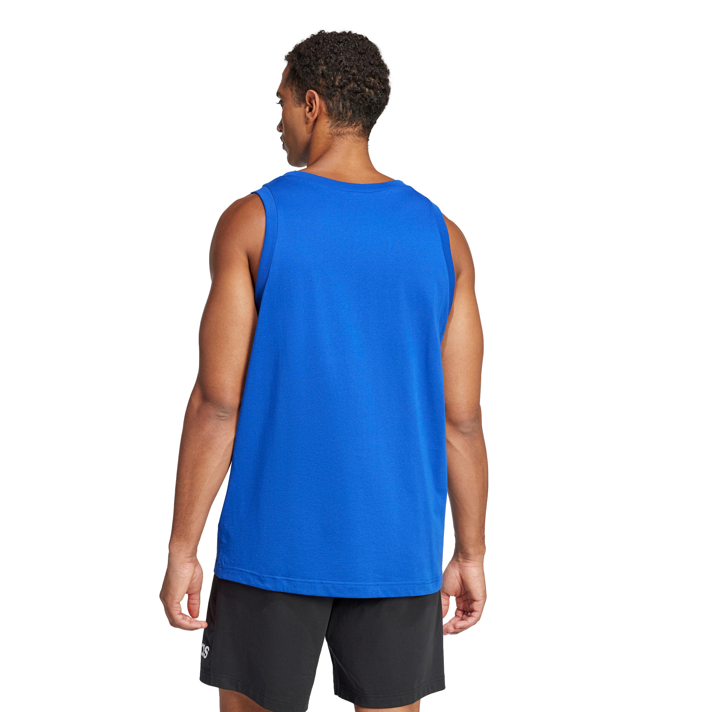 Camiseta sin mangas de jersey simple adidas Essentials Small Logo 5/7