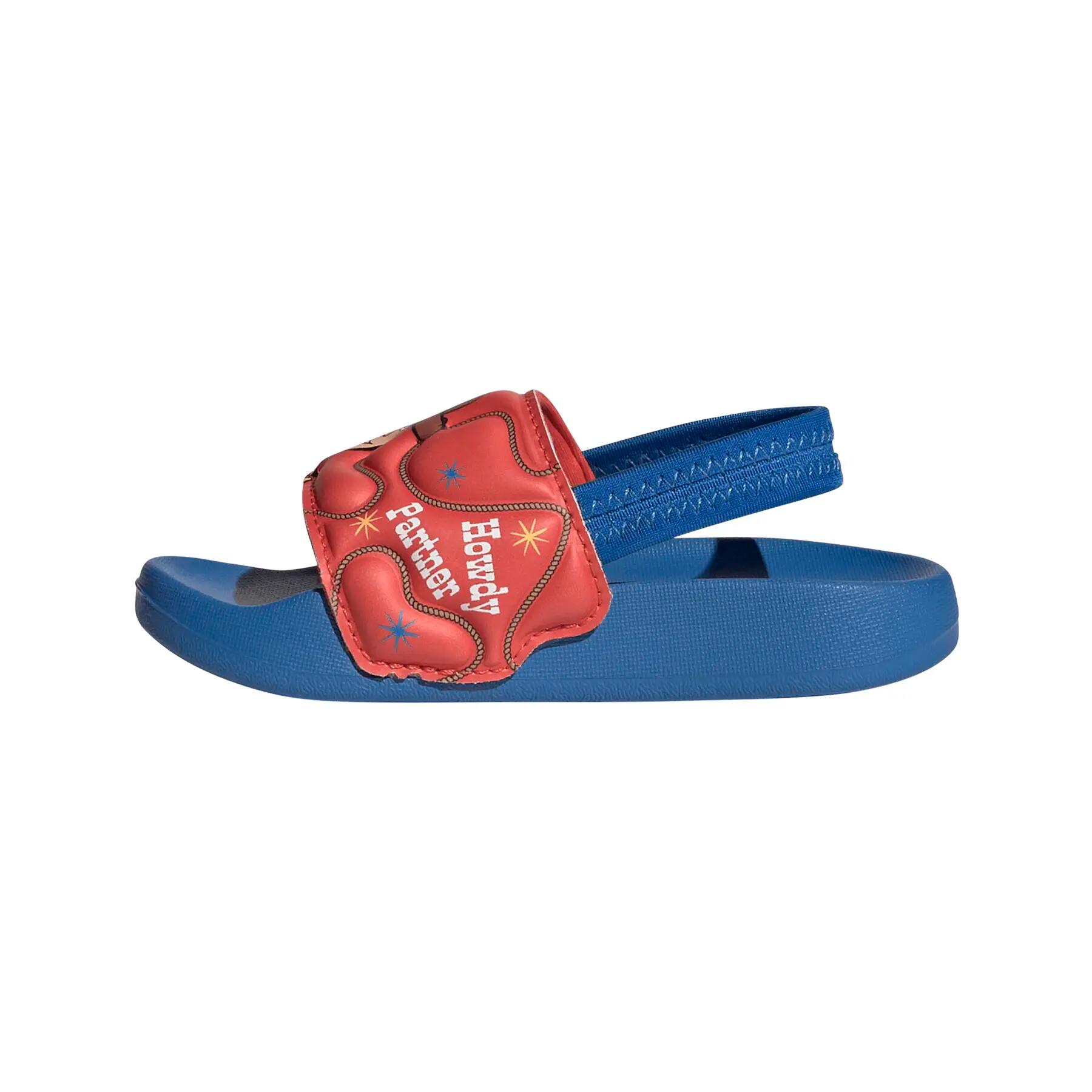 Chinelos de dedo com tira nas costas para bebé adidas Pixar Toy Story Adilette E 3/7