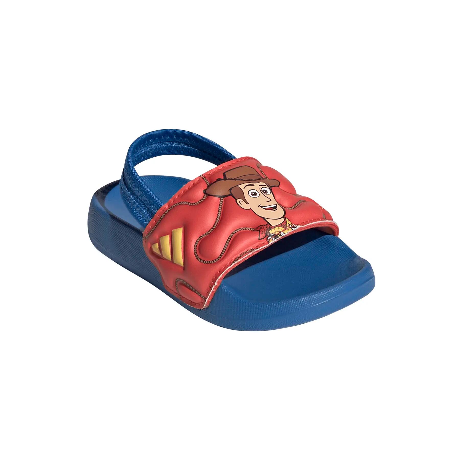 Chinelos de dedo com tira nas costas para bebé adidas Pixar Toy Story Adilette E 2/7
