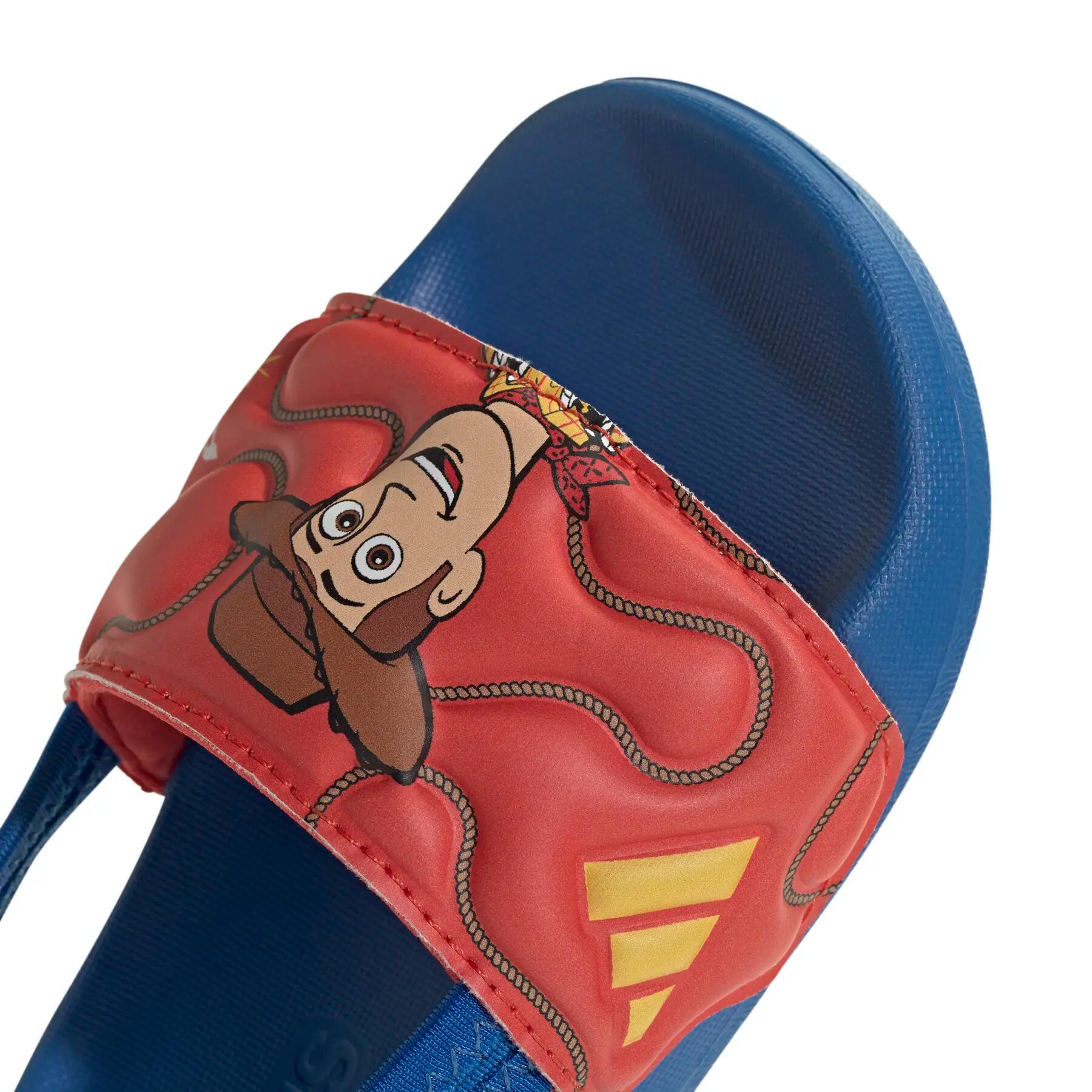 Chinelos de dedo com tira nas costas para bebé adidas Pixar Toy Story Adilette E 7/7