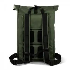 Urbanproof Rolltop Fahrradrucksack 20L in Grün für Pendler 4/7