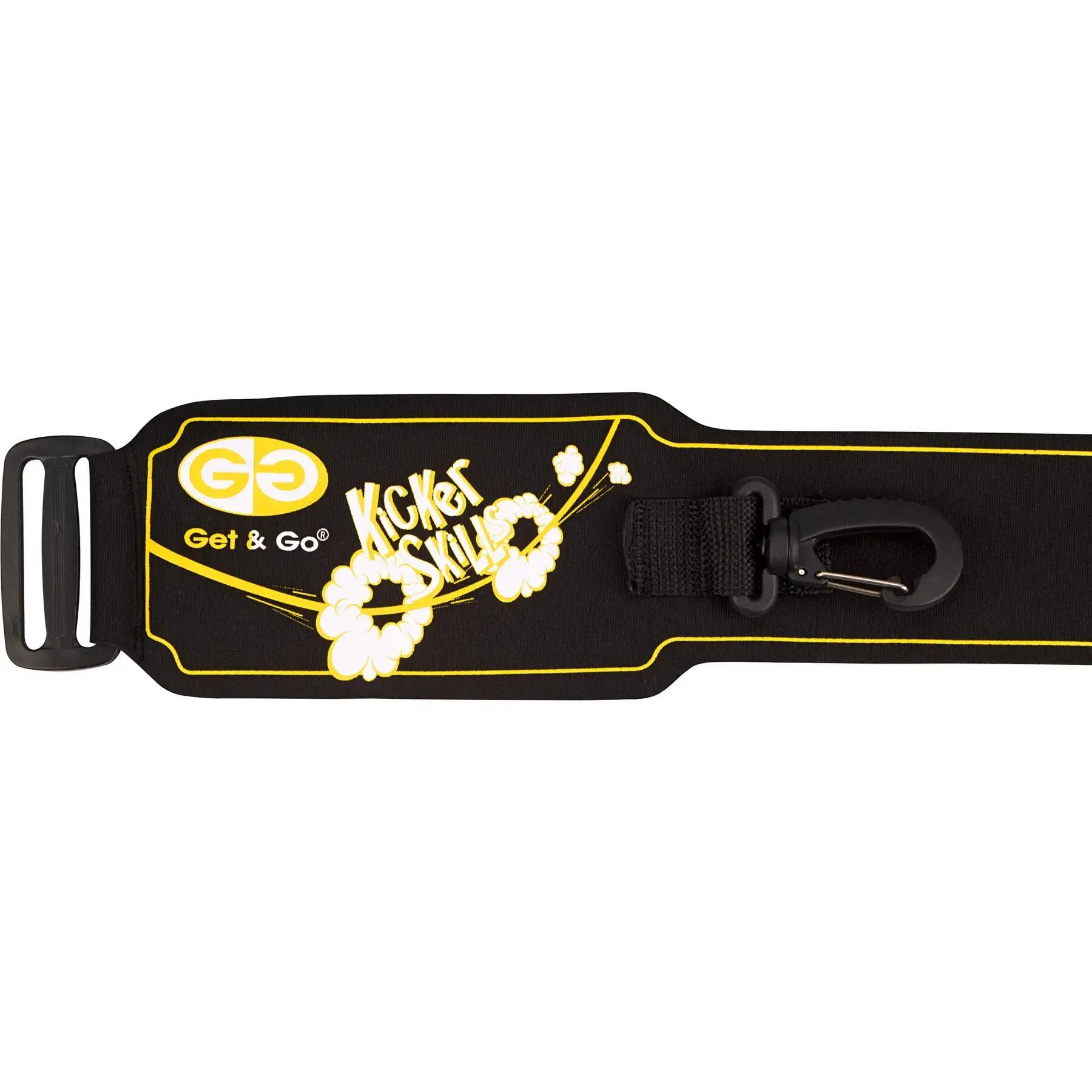 Antrenor abilități fotbal Get&GO, neopren, negru/galben 5/5