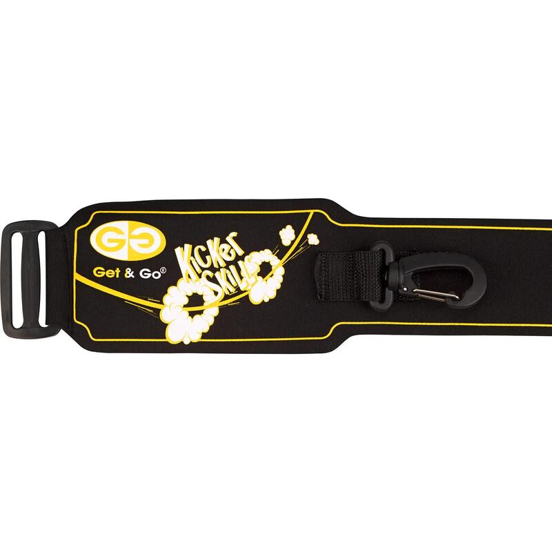 Antrenor abilități fotbal Get&GO, neopren, negru/galben