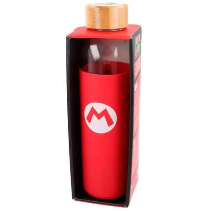 Glasflasche mit Silikondeckel Stor Nintendo Super Mario Bros