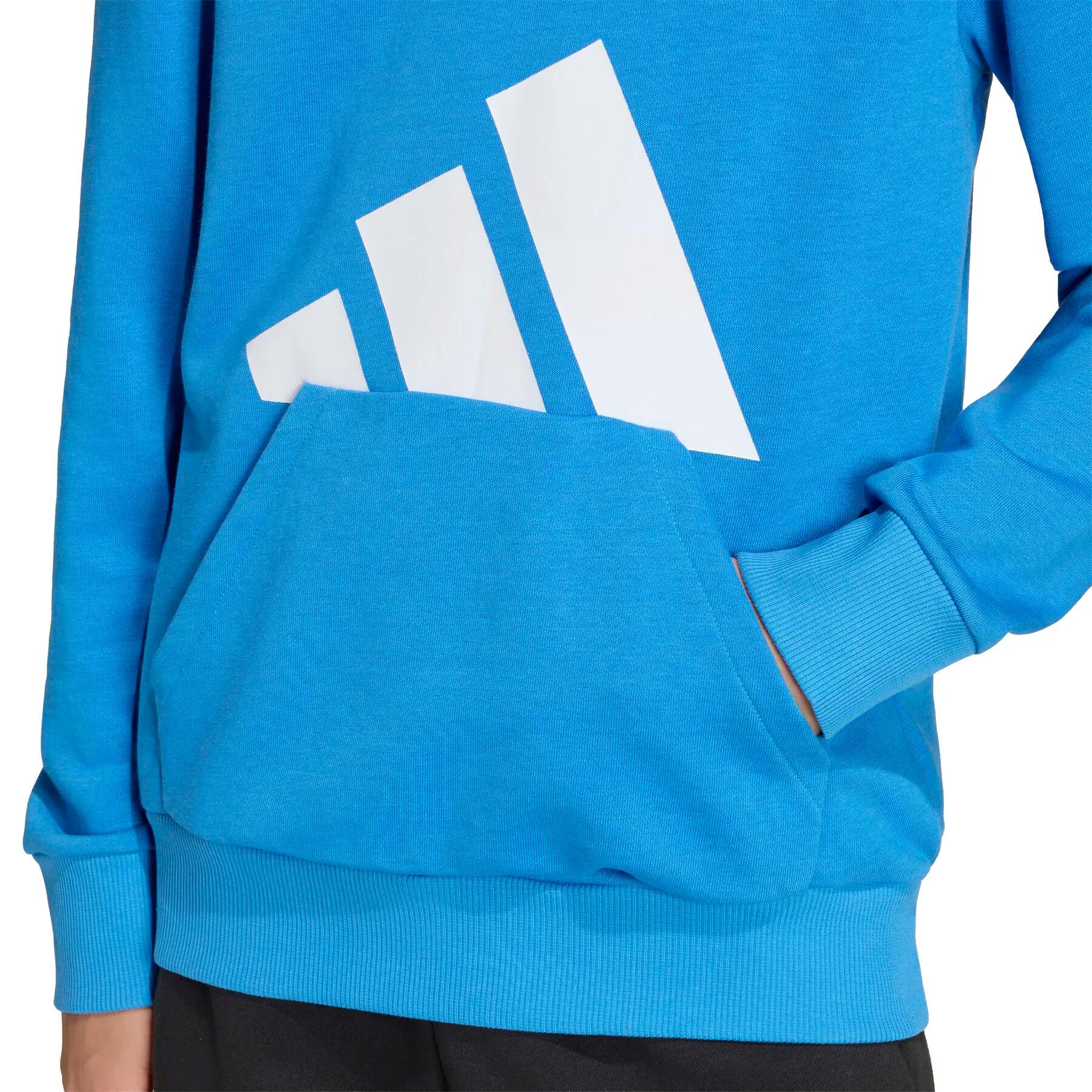 Felpa con cappuccio in French terry morbido per bambini adidas Essentials 7/7