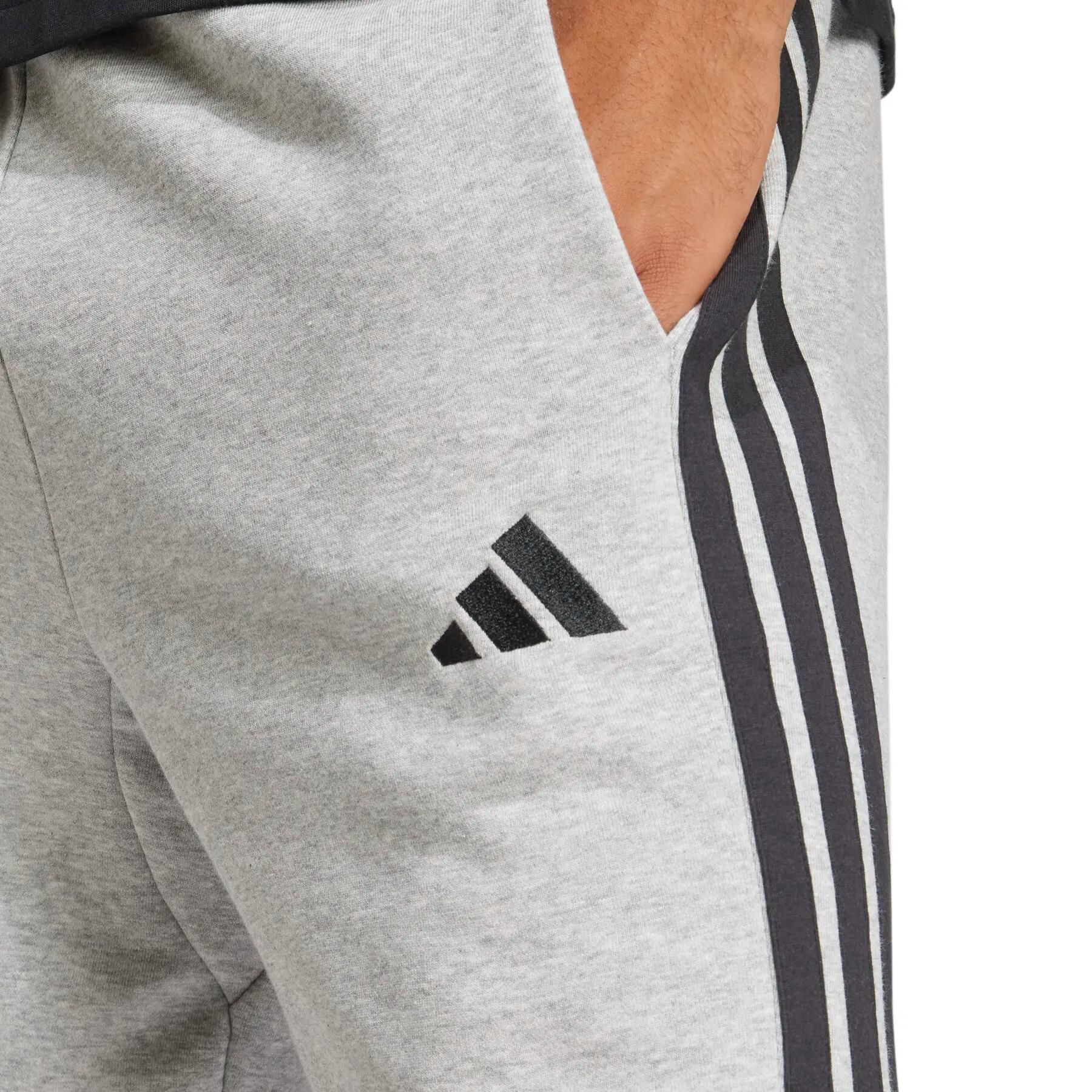 Calção cinzento confortável adidas 5/8