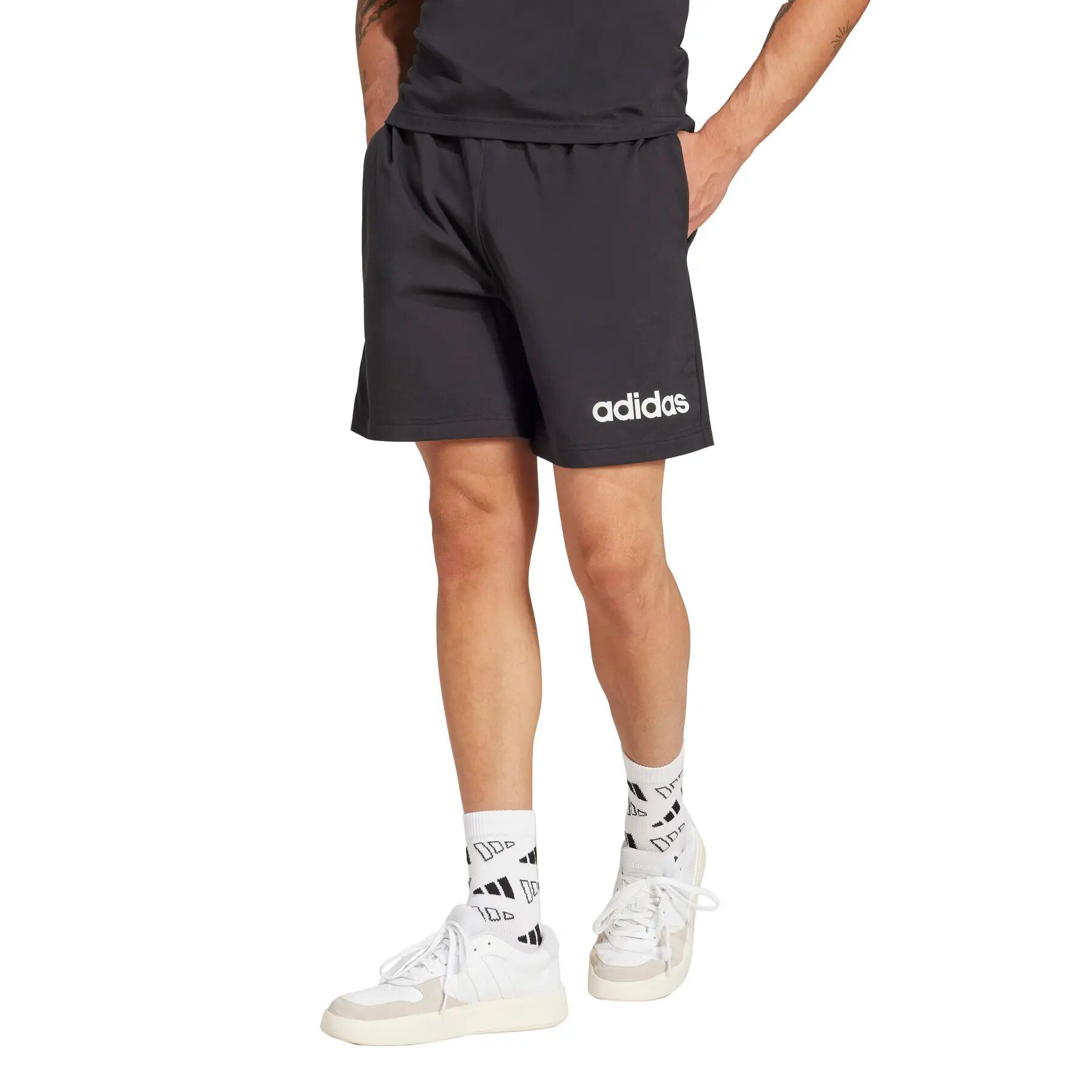 Short en jersey simple adidas Essentials Linear 4/7
