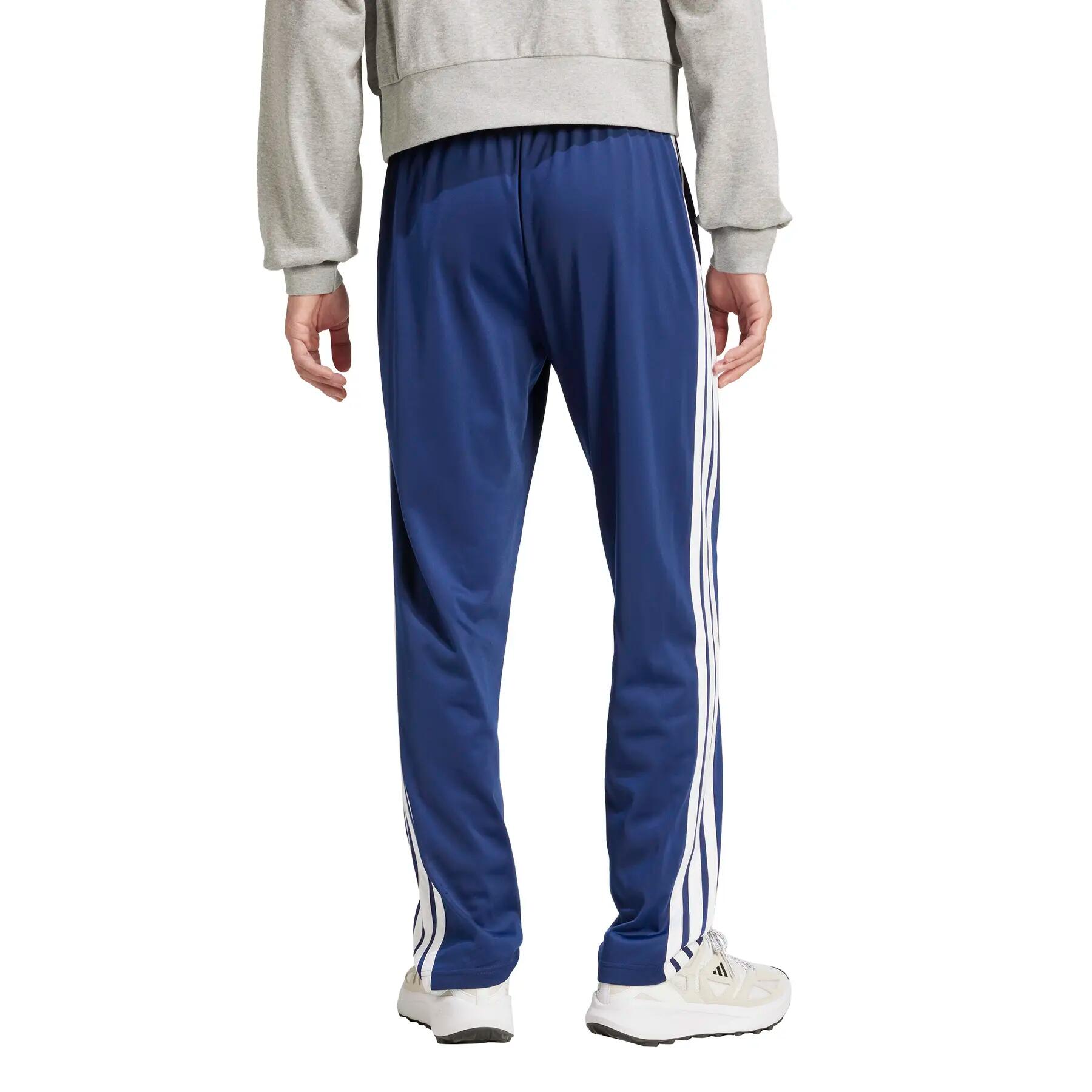 Calças de treino com a barra aberta adidas 3-Stripes 3/6