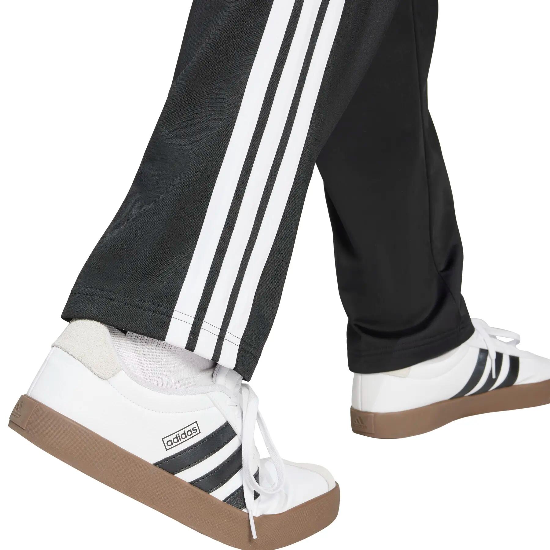 Calças de treino com a barra aberta adidas 3-Stripes 6/6