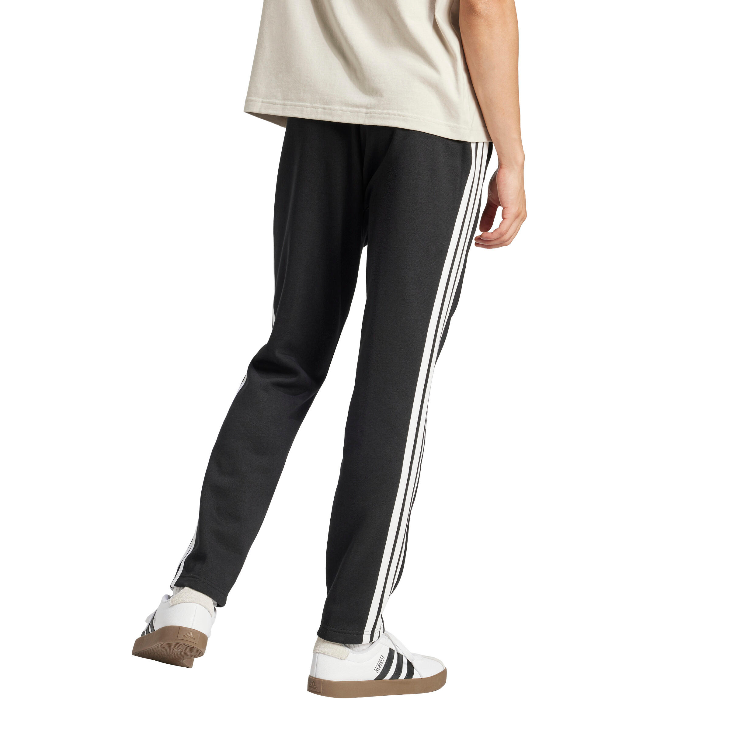 Calças de jogging com bainha aberta adidas Essentials 3-Stripes Fleece 4/6