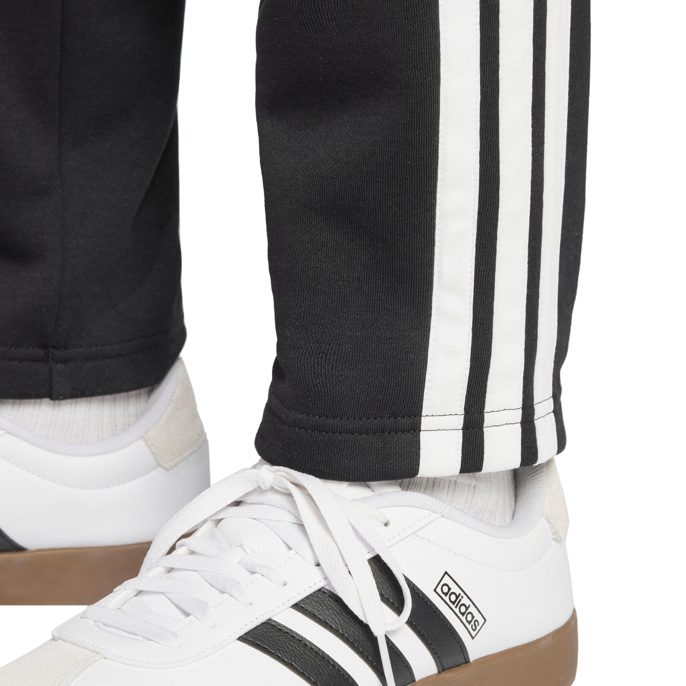 Calças de jogging com bainha aberta adidas Essentials 3-Stripes Fleece 6/6