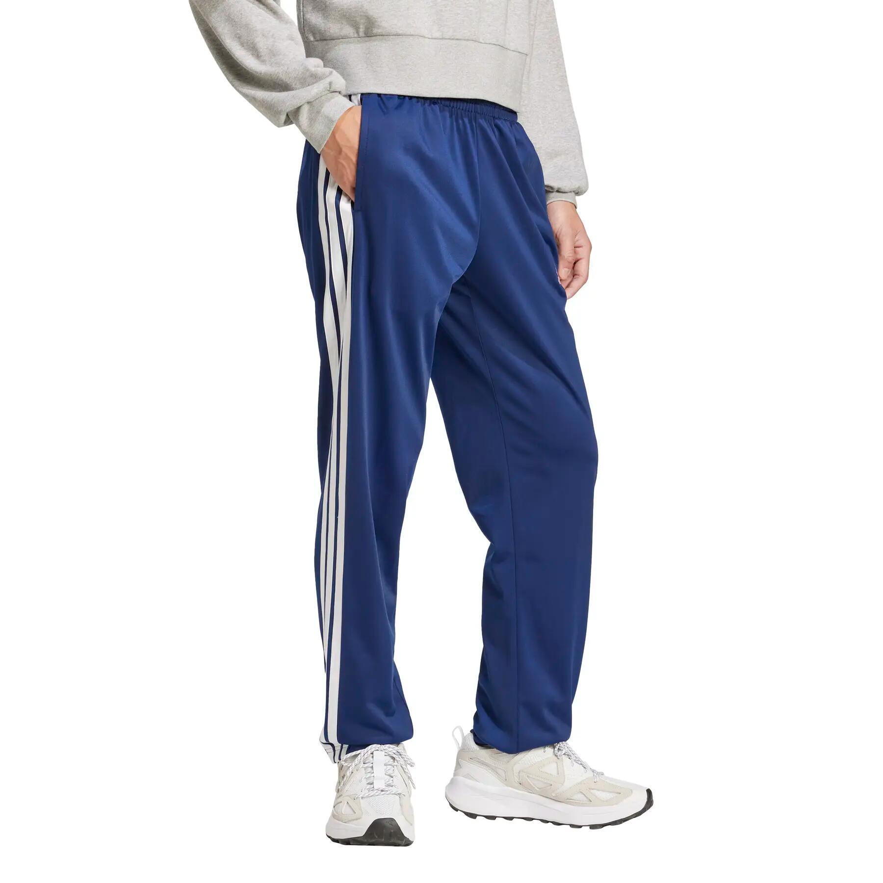 Calças de treino com a barra aberta adidas 3-Stripes 4/6
