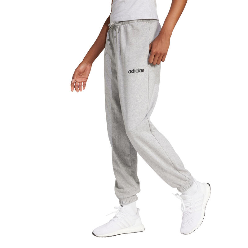 Pantaloni pentru femei adidas Essentials Linear French Terry Cuffed