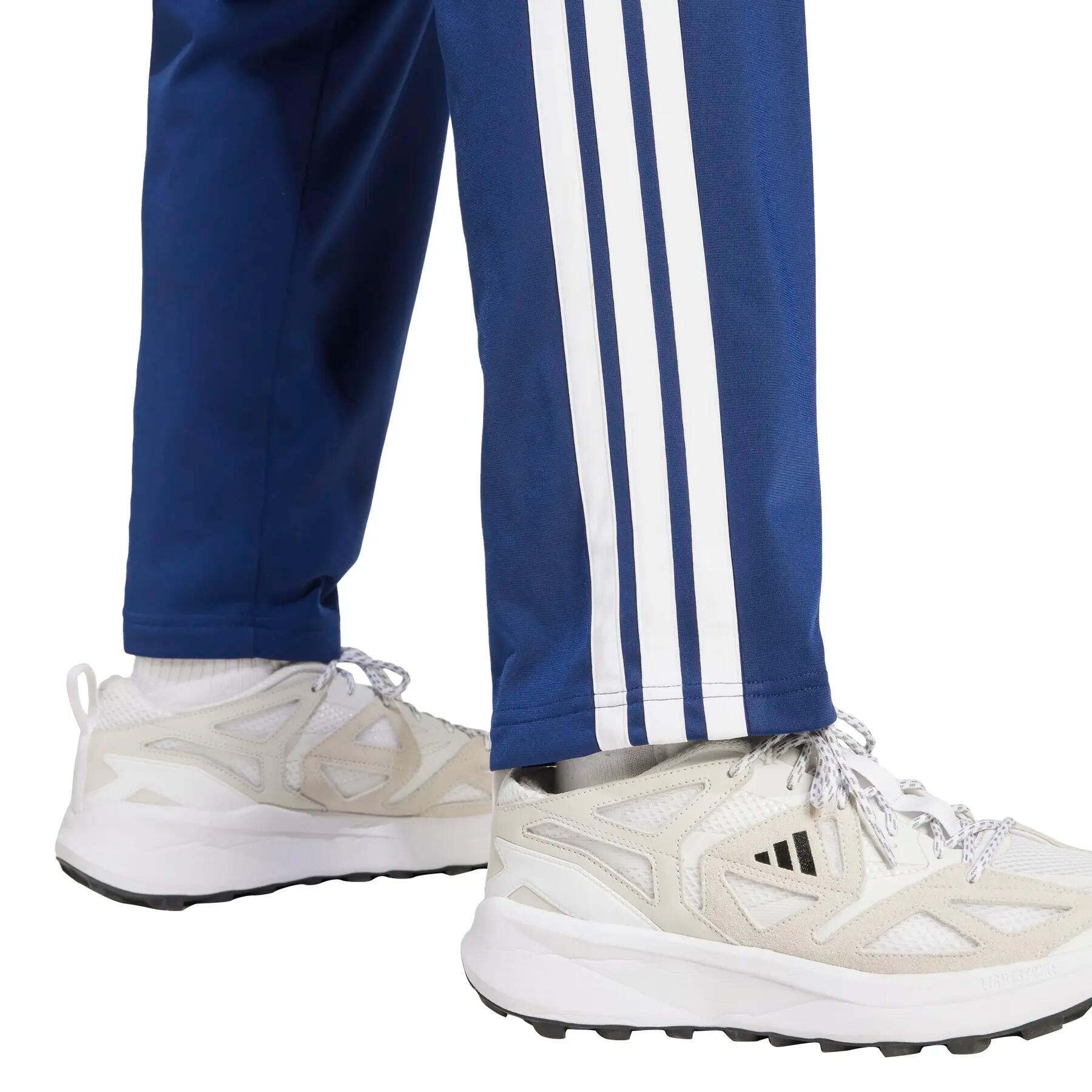 Calças de treino com a barra aberta adidas 3-Stripes 6/6