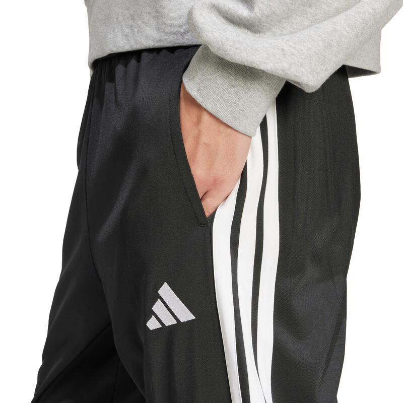 adidas Pantaloni 3-Stripes Tricot tapered, poliester reciclat