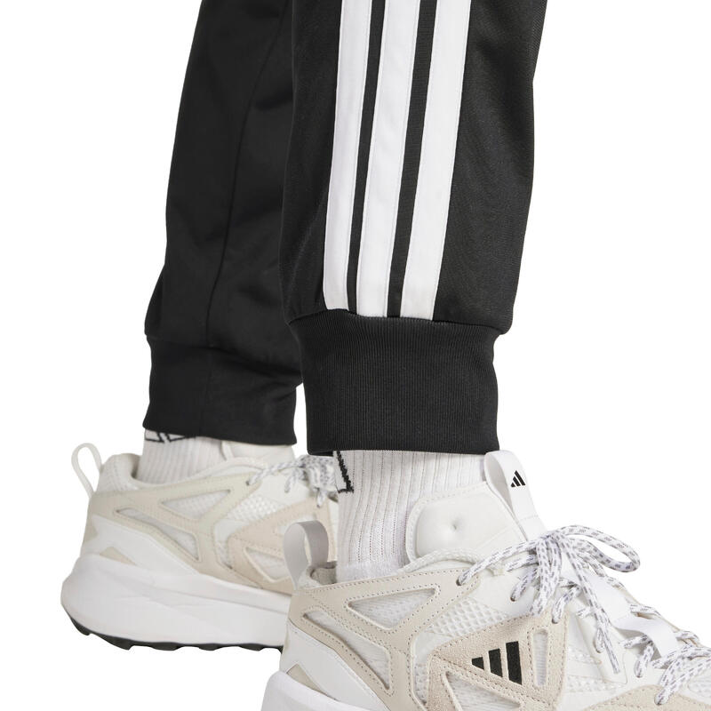 adidas Pantaloni 3-Stripes Tricot tapered, poliester reciclat